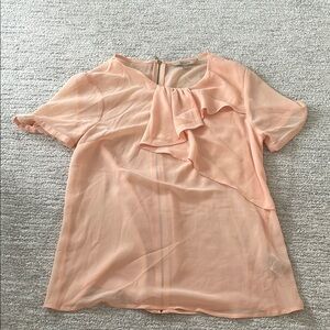 Brand New Pink Chiffon Top